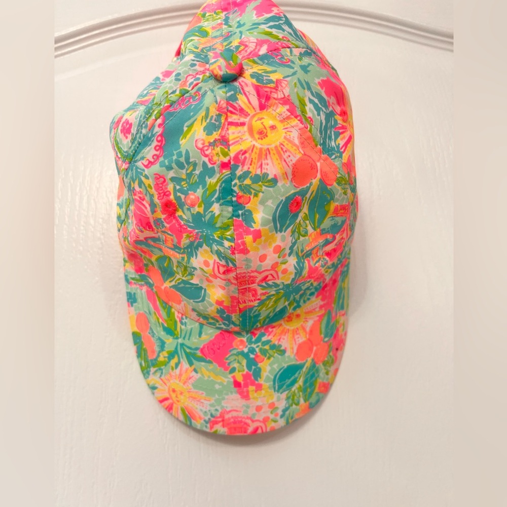 Lilly Pulitzer Floral Cap - Pink, Green, Yellow
New no tag